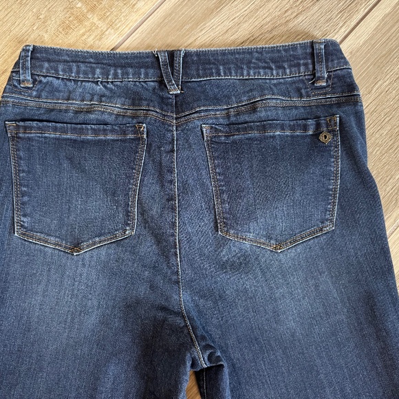 Democracy “Ab”solution Jegging Jeans Size 14 Dark Indigo Stretch - Picture 7 of 8